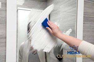 shaving-cream-8-expert-tips-for-cleaning-and-maintaining-bathroom-mirrors-in-singapores-humid-climate-bathroom-mirror-midas-custom-mirror-singapore